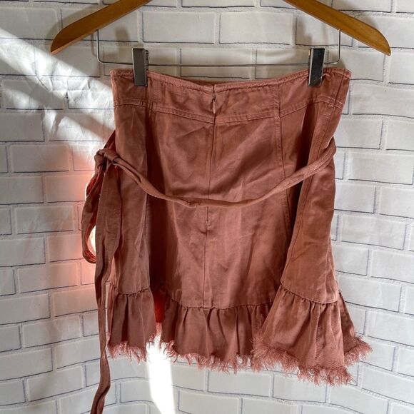 Free People FP One Tuxedo Mini Skirt Sz 4 - Picture 5 of 7